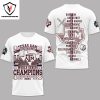 Texas A&M Aggies NCAA Men College World Series Champions 2024 3D T-Shirt – Red