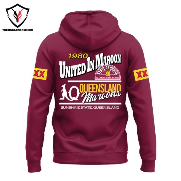 United In Maroon Queensland Maroons 2024 Hoodie