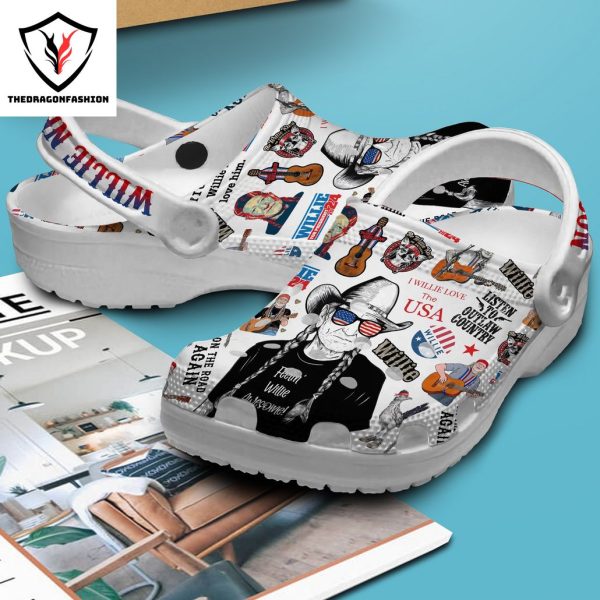 Willie Neson I Willie Love The USA Design Crocs