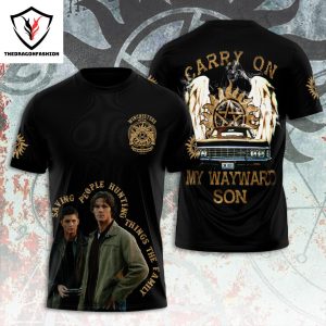 Supernatural – Carry On Wayward Son 3D T-Shirt