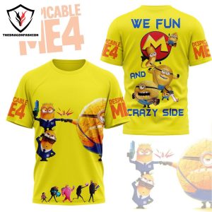 Despicable Me 4 We Fun Crazy Side 3D T-Shirt