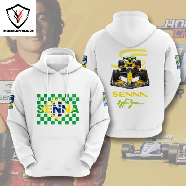 2024 Ayrton Senna Signature Design Hoodie