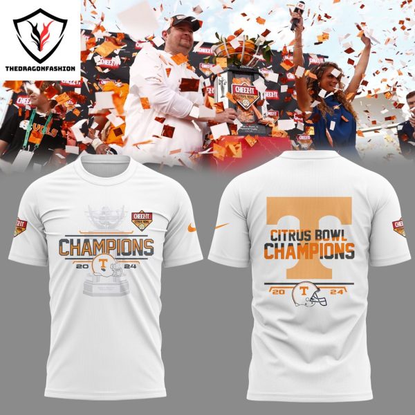 2024 Citrus Bowl Champs Tennessee Volunteers Football 3D T-Shirt