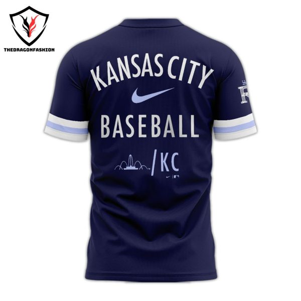 2024 Kansas City Royals Baseball Team 3D T-Shirt