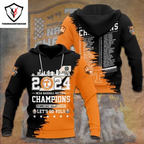 2024 NCAA Tennessee Volunteers Champions Let Go Vols Hoodie