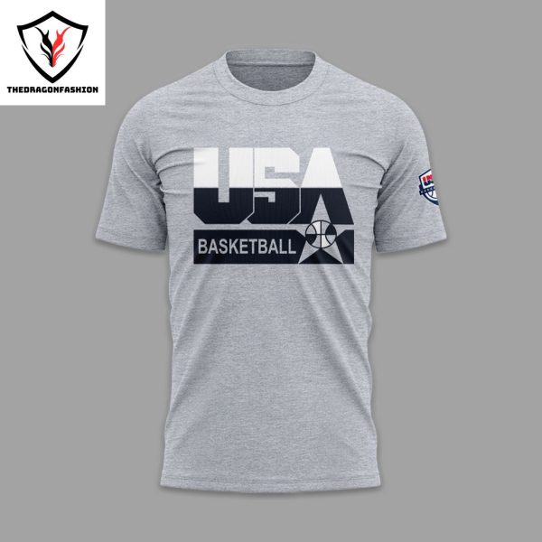 2024 USA Basketball Olympic Games Paris 3D T-Shirt