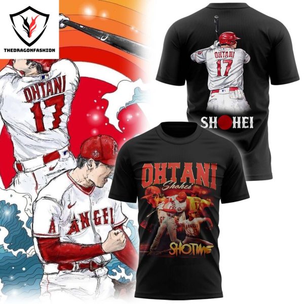 2025 Los Angeles Dodgers Shohei Ohtani Shotime 3D T-Shirt