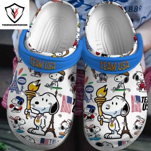 Snoopy Team USA 2024 Olympics Crocs