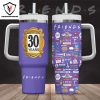 30 Years 1994-2024 Friends Signature Thank You For The Memories Tumbler With Handle And Straw