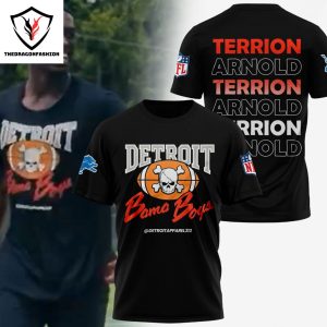 2024 Terrion Arnold Detroit Lions 3D T-Shirt