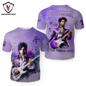 Prince – I Only Want To See You Laughing In The Purple Rain 3D T-Shirt