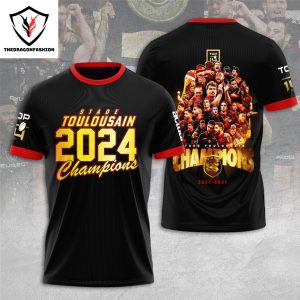 2024 Champions Double Stade Toulousain Hoodie