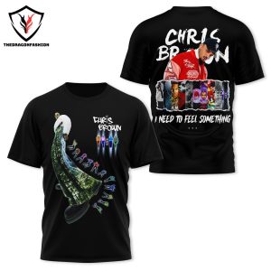 Chris Brown Signature Design 3D T-Shirt