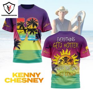 Kenny Chesney Its A Smile Its A Kiss Its A Sip Of Wine 3D T-Shirt