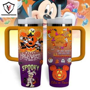 Personalized Jack Skellington Halloween Tumbler With Handle And Straw