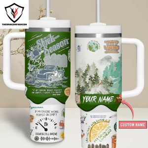 Personalized Stick Season Noah Kahan Tumbler With Handle And Straw