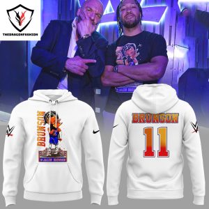 WWE Jalen Brunson 11 New York Knicks Hoodie – White