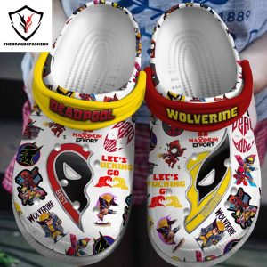 Deadpool And Wolverine Best Friends Design Crocs