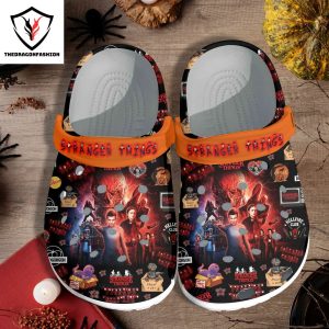 Stranger Things Merry Christmas Crocs