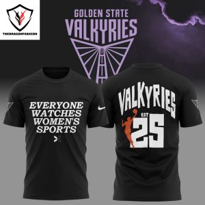 Golden State Valkyries WNBA Purple 3D T-Shirt