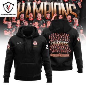 2024 Champions Double Stade Toulousain Hoodie