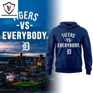 Detroit Tigers Fanatics 2024 Postseason Locker Room 3D T-Shirt – Blue