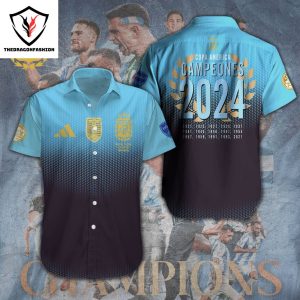 Seleccion Argentina Campeones Conmebol Copa America 2024 3D T-Shirt