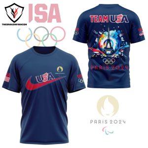 USA Wrestling Olympic 2024 Design 3D T-Shirt