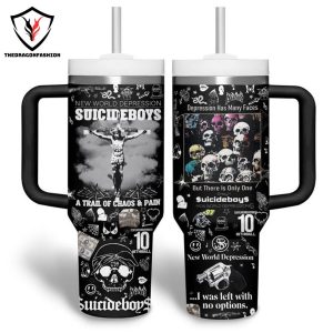 Suicideboy New World Depression Tumbler With Handle And Straw