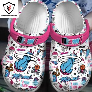 Miami Heat 2024 NBA Crocs Shoes