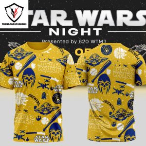 Star Wars Night Milwaukee Brewers 3D T-Shirt