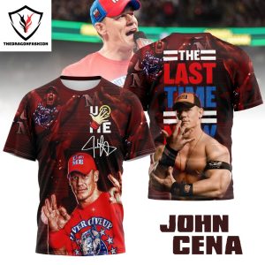 The Last Time Is Now – John Cena  Farewell Tour 3D T-Shirt