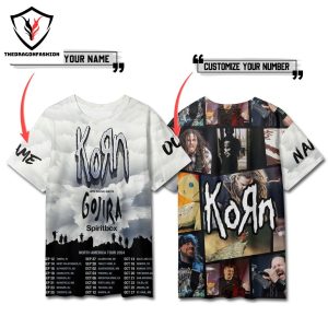 Korn – Like A Freak On A Leash Design 3D T-Shirt