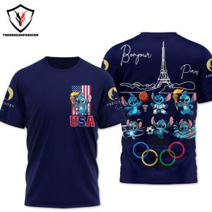 Team USA 2024 Paris Champions Thank You 3D T-Shirt