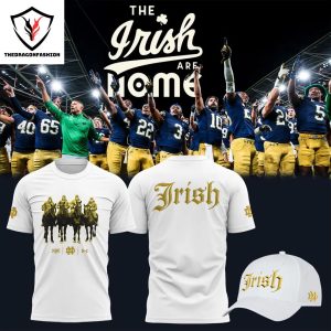 Notre Dame Fighting Irish 2024 Shamrock Series Performance Football 3D T-Shirt