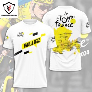 Tour De France 2024 Design 3D T-Shirt