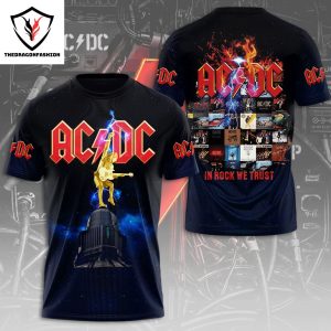 AC DC In Rock We Trust 3D T-Shirt