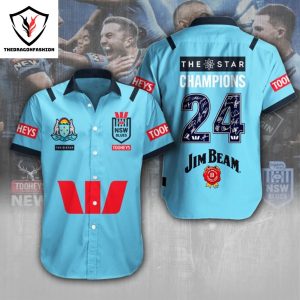 2024 New South Wales Blues State Of Origin Champions 3D T-Shirt