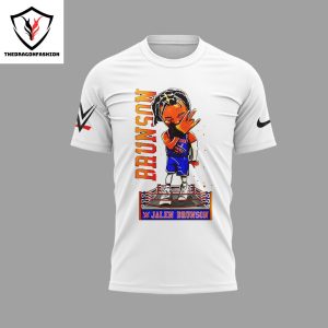 WWE Jalen Brunson 11 New York Knicks Design 3D T-Shirt