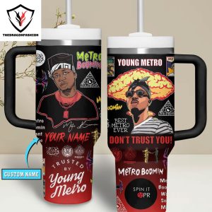 Trusted By Young Metro – Metro Boomin Tumbler With Handle And Straw