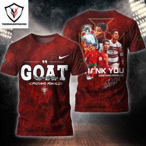 Goat  Cristiano Ronaldo x Portugal National Football Team 3D T-Shirt