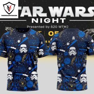 Star Wars Night Milwaukee Brewers 3D T-Shirt – Blue