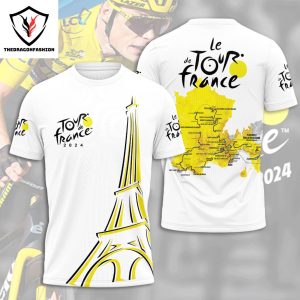 Tour De France 2024 Le Tour De France 3D T-Shirt