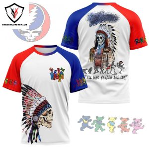 Grateful Dead Team USA Olympic Paris 2024 Summer Game 3D T-Shirt – White