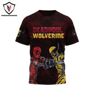 Deadpool And Wolverine Let F Go 3D T-Shirt