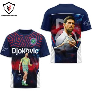 Novak Djokovic Men Single – Gold 3D T-Shirt