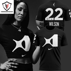 Aja Wilson 22 Signature 3D T-Shirt