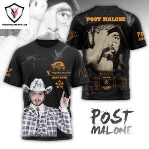 Post Malone F100000000000 2024 Tour 3D T-Shirt