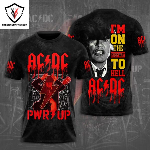 AC DC Im On The Highway To Hell 3D T-Shirt