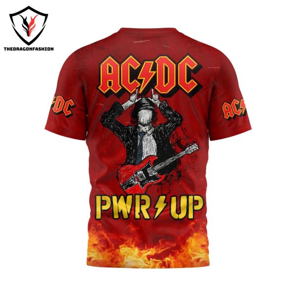 AC DC Pwr – Up Design 3D T-Shirt